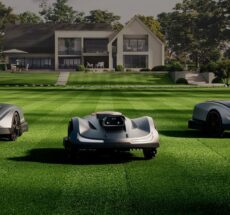Robot tagliaerba Sunseeker X serie Gen 2 su prato curato