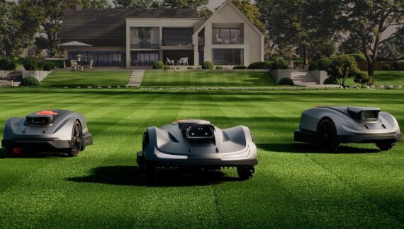 Robot tagliaerba Sunseeker X serie Gen 2 su prato curato