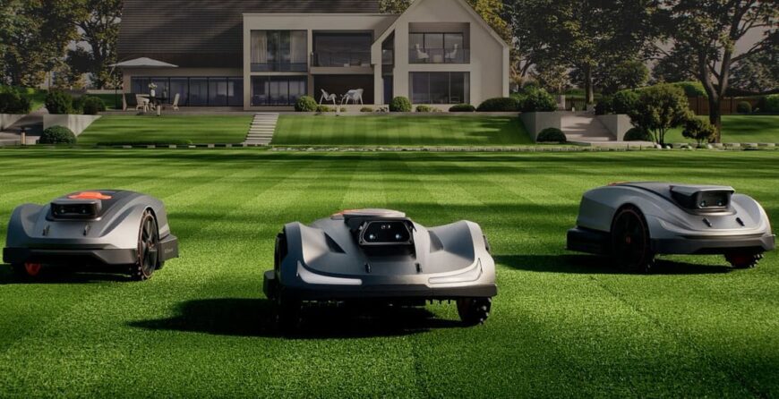 Robot tagliaerba Sunseeker X serie Gen 2 su prato curato